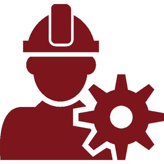 constructor-with-hat-and-a-gear icon